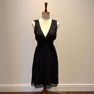 Elegant Black Lace Dress